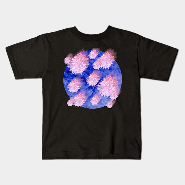 Deep space explosion Kids T-Shirt by hereswendy